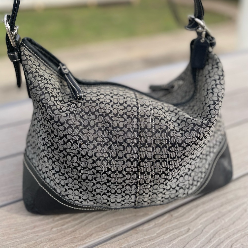 Coach East West Jacquard Signature shoulder bag / cross body